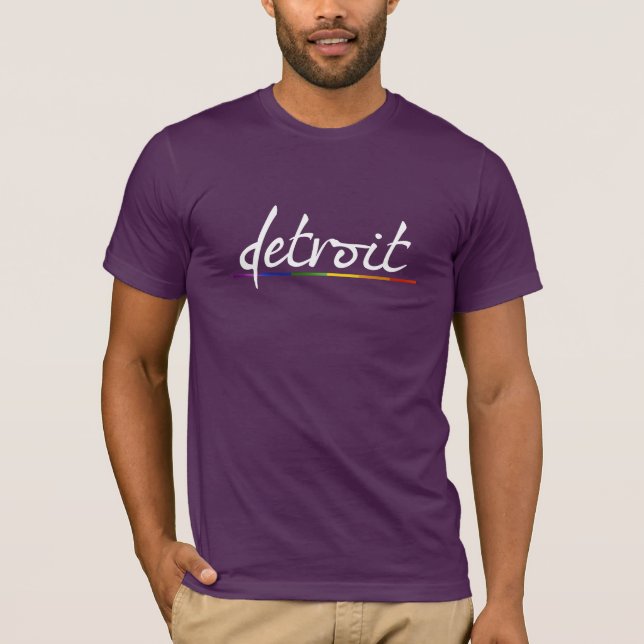 T-shirts ORGULHO GAY DE DETROIT -- .png (Frente)