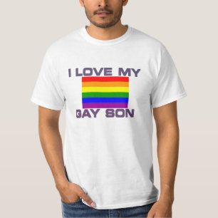 T-shirts Orgulho Gay Eu Amo Meu Filho Gay
