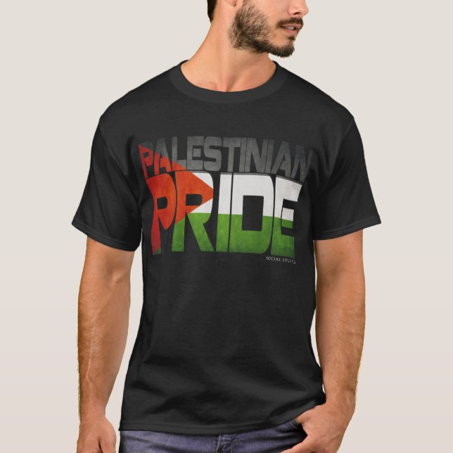T-shirts Orgulho palestino (Frente)