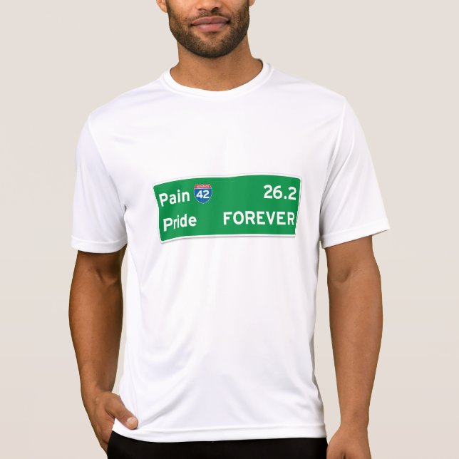T-shirts Orgulho para sempre 26,2 (Frente)
