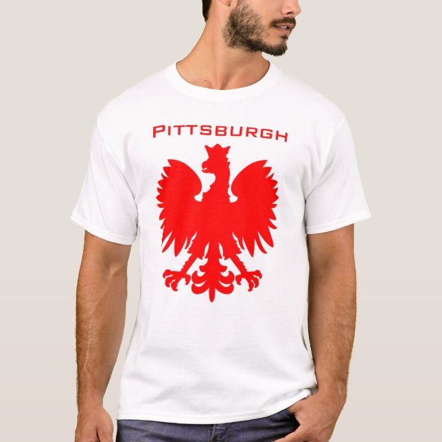 T-shirts Orgulho Polonês de Pittsburgh (Frente)
