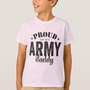 T-shirts Orgulhoso de meu pai do EXÉRCITO