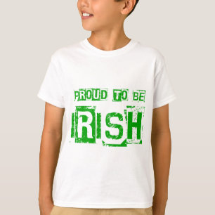 T-shirts Orgulhoso de ser Rua irlandesa.