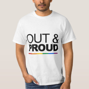 T-SHIRTS ORGULHOSO E À VISTA