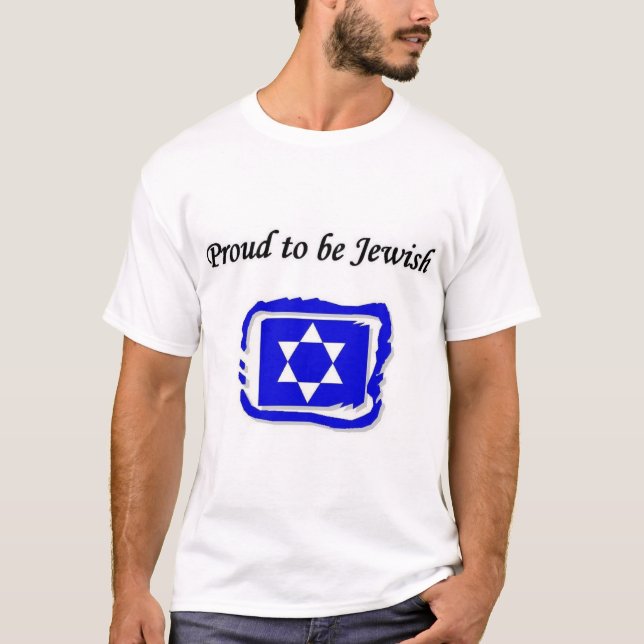 T-shirts Orgulhoso ser T judaico (Frente)