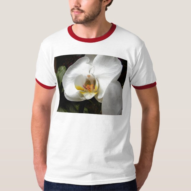 T-shirts Orquídeas brancas (Frente)