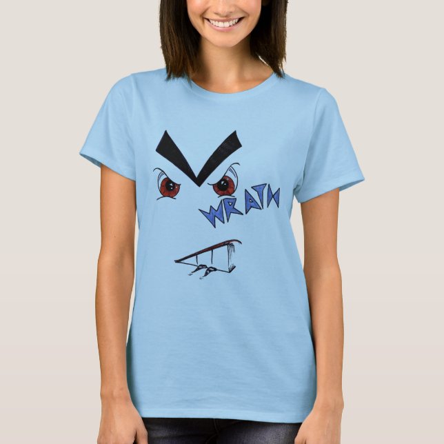 T-shirts Os 7 Pecados Mortais — Ira (Frente)