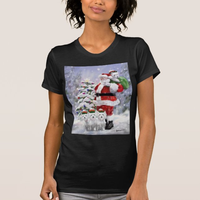 T-shirts Os ajudantes do papai noel (Frente)