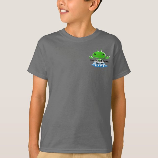 T-shirts Os Alienígenas Me Pegaram (Frente)