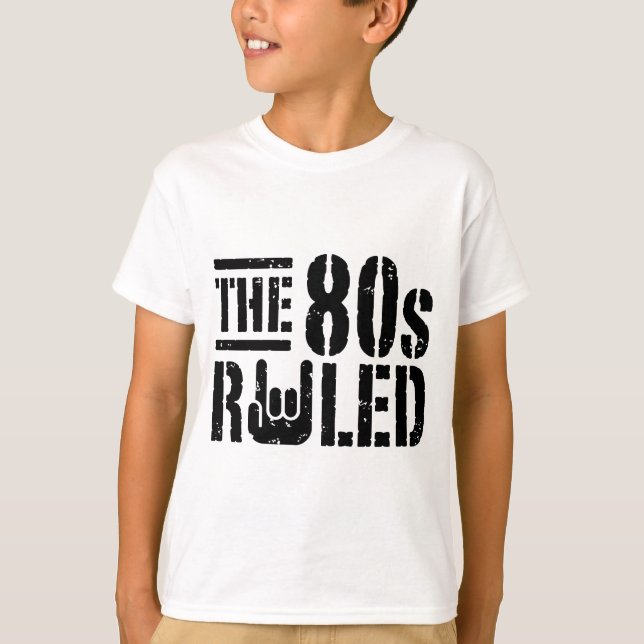 T-shirts Os anos 80 (Frente)