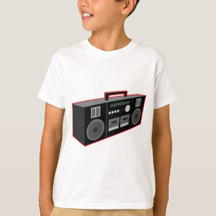 T-shirts os anos 80 Boombox