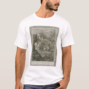 T-shirts Os Argonauts passam o Symplegades (a gravura)