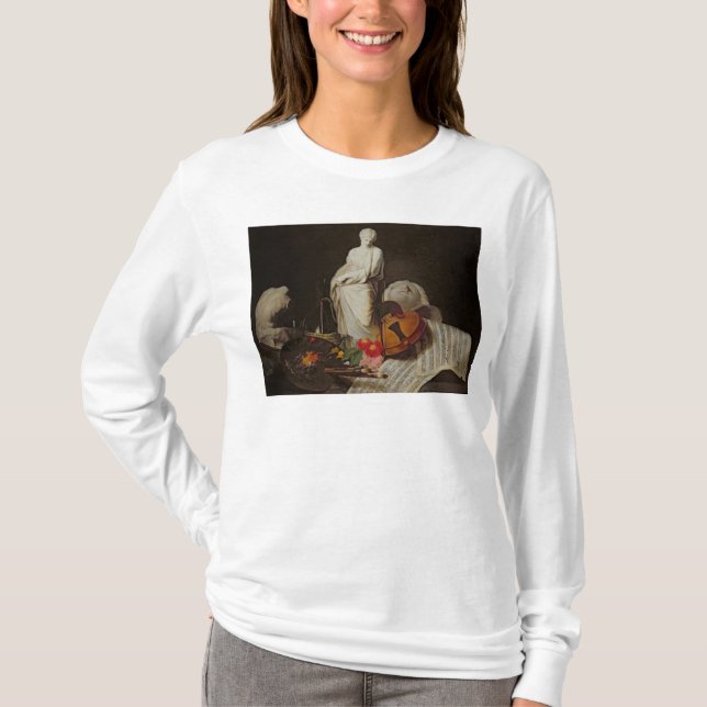 T-shirts Os atributos das artes (Frente)