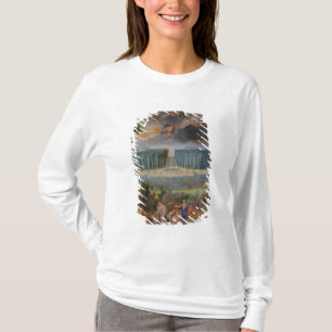 T-shirts Os bosques de Versalhes. Ideia da piscina de