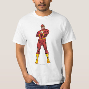 T-shirts Os Braços Flash Cruzados