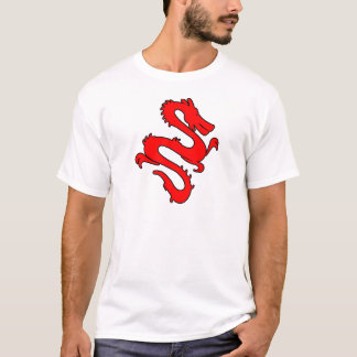 T-shirts Os chineses incorporam o símbolo de Kung Fu do