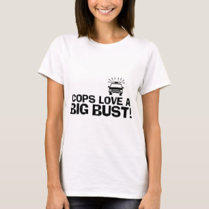 T-shirts Os chuis amam um busto grande