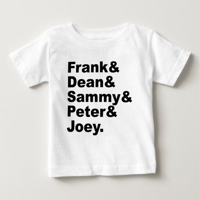 T-shirts Os Cinco Ratos | Frank Dean Sammy Joey & Peter (Frente)