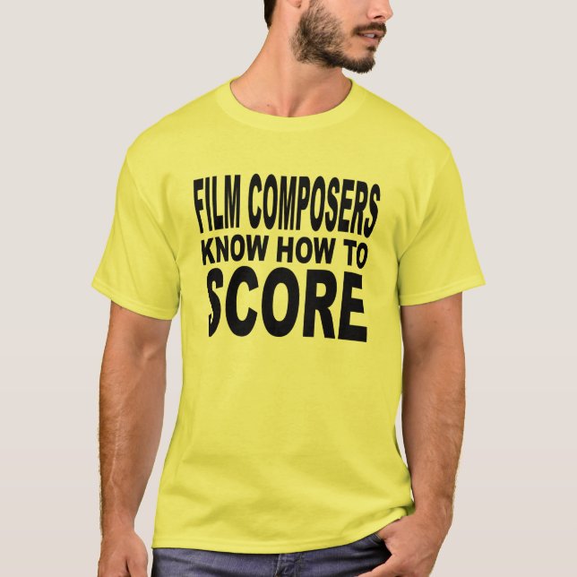 T-shirts Os compositores do filme sabem marc (Frente)