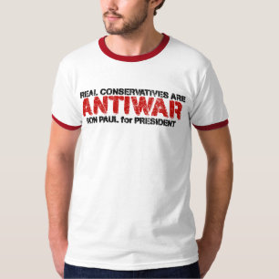 T-shirts Os conservadores reais são pacíficos
