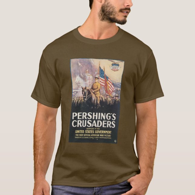 T-shirts Os cruzados de Pershing (Frente)