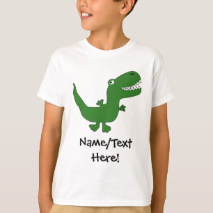 T-shirts Os desenhos animados do dinossauro de Rex do