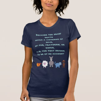 T-shirts Os direitos dos animais citam animais bonitos dos