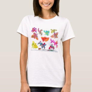 T-shirts Os doces molham o artista do autismo