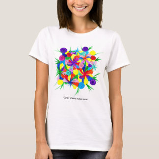 T-shirts Os doces molham o artista do autismo
