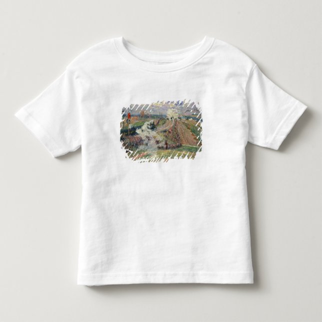 T-shirts Os dois trens (Frente)