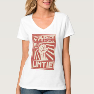 T-shirts Os Dyslexics do mundo DESATAM