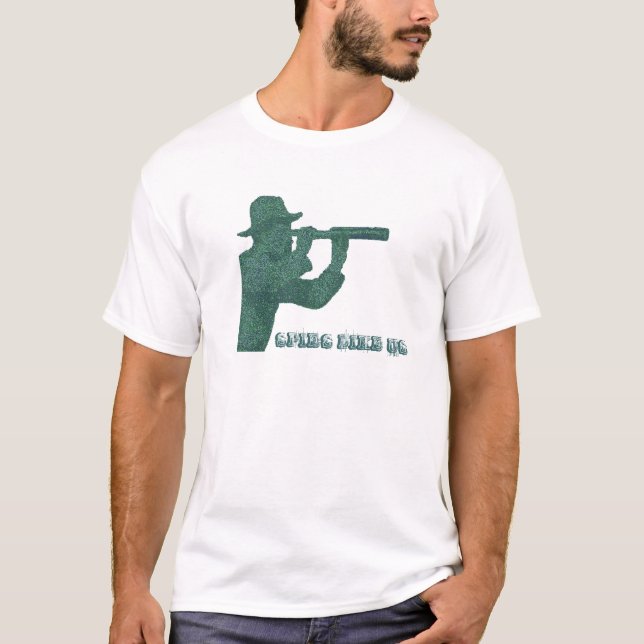 T-shirts os espiões, ESPIÕES GOSTAM DE E.U. (Frente)