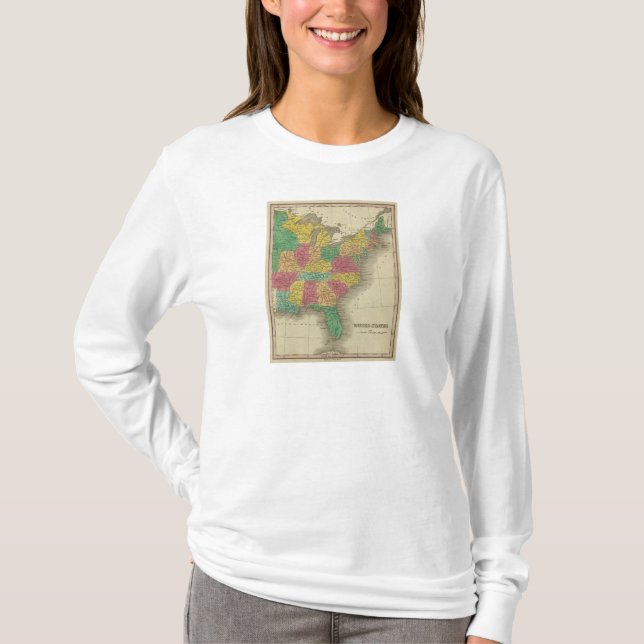 T-shirts Os Estados Unidos 33 (Frente)