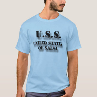 T-shirts Os Estados Unidos de USS da salsa
