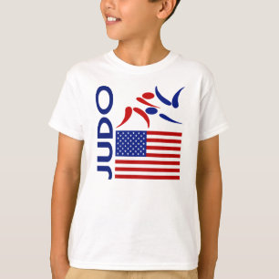 T-shirts Os Estados Unidos do judo