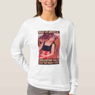 T-shirts Os Estados Unidos do promocional de AmericaWar II