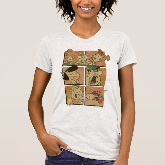 T-shirts Os Flintstones | Flintstones & Rubbles Comic (Frente)