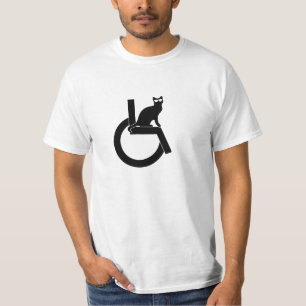 T-shirts Os gatos deficientes são legal