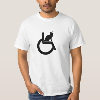 T-shirts Os gatos deficientes são legal