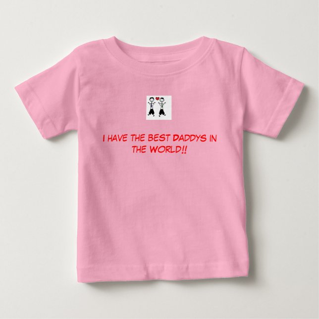 T-shirts Os gay melhores pais. (Frente)