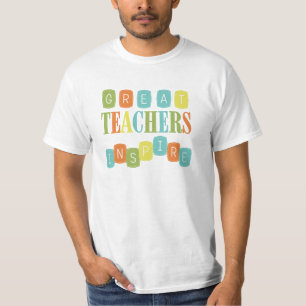 T-shirts Os grandes professores inspiram