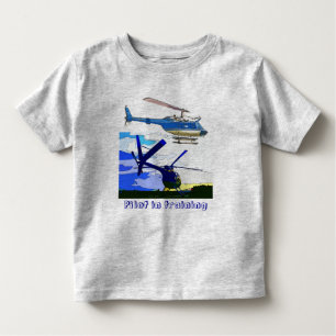 T-shirts os helicópteros pilotam no treinamento