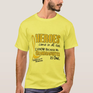 T-shirts Os heróis todos do cancer da infância fazem sob