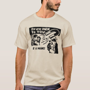 T-shirts os homens do desenhar dos anos 50 a você gostam d