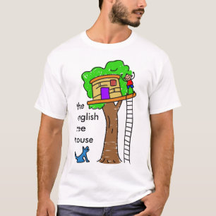 T-shirts Os homens ingleses da casa na árvore