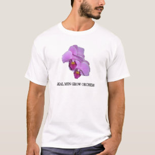 T-shirts Os homens reais crescem orquídeas