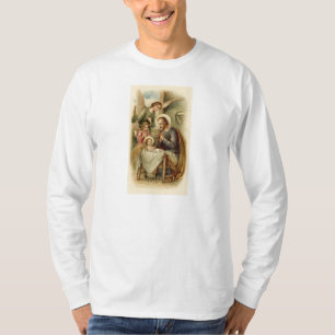 T-shirts Os homens sleeved por muito tempo o t-shirt: