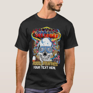 T-shirts Os homens todos de Vegas denominam sugestões