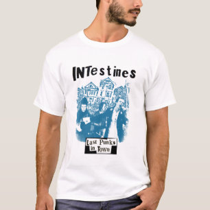 T-shirts Os intestinos duram punks na cidade