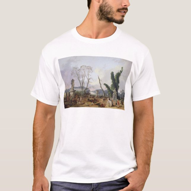 T-shirts Os jardins de Versalhes (Frente)